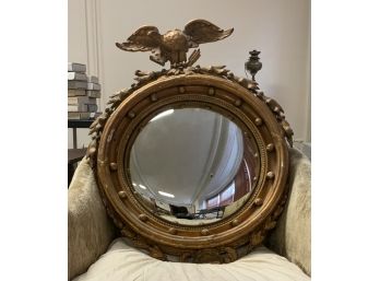 Vintage  Plaster Eagle Mirror