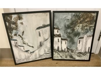 2 Oil Paintings ~ Signed Roberts 1971 ~