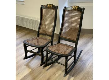 Pair Antique Rockers Over 100 Years Old