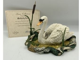 Lenox Collections ~ Motherly Love W/certificate ~ Swan