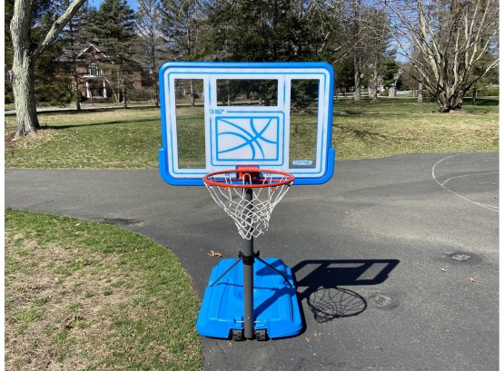 Lifeline Shatterproof Adjustable Height Basketball Backboard With Water Tank Base