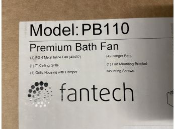 Fantech Premium Bath Ventilator Fan