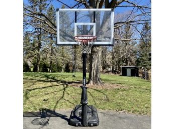 Lifetime Elite Adjustable Height Basketball Backboard With Water Base Support Tank