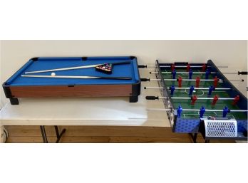 Sport Squad Table Top Foosball And Pool Table