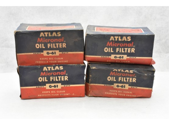 Atlas Micronal Oil Filters G-61 NOS Lot 2