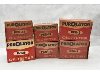 Vintage Purolator Oil Filters NOS
