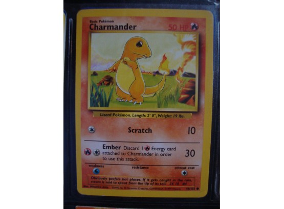 18 Pokemon Cards - Charmander 1999 (2), Houndour,  And More