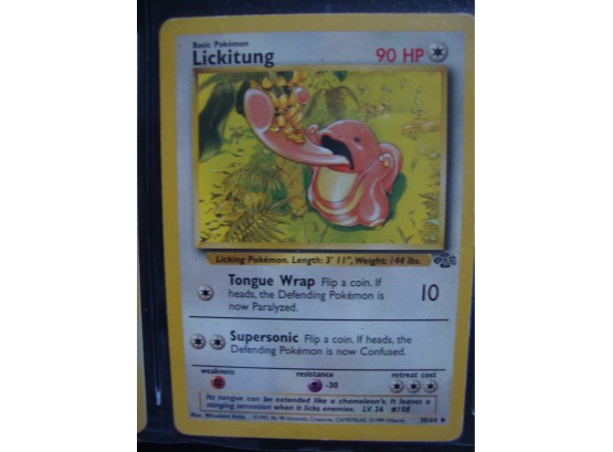 18 Pokemon Cards - Bidoof, Aipom, Lickitung 1999,  And More