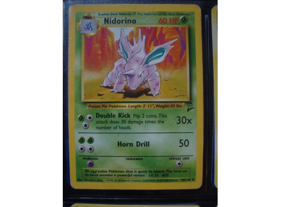 18 Pokemon Cards - Nidorino 1999-2000, Spinarak, Turtwig And More