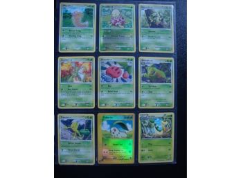 18 Pokemon Cards - Weedle, Shuckle, Tangela, Kricketot And More