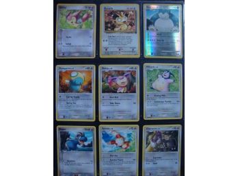 18 Pokemon Cards - Skitty, Meowth 1999-2000, Starly And More