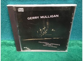 Gerry Mulligan. California Concerts Volume 2. Jazz CD With Booklet. Disc Is Mint.