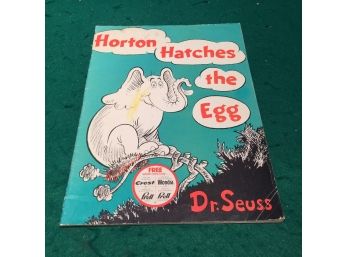 Horton Hatches The Egg. By Dr. Seuss. Wonderfully Illustrated Soft Cover Book. Published In 1968.