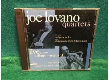 Joe Lovano Quartets. Live At The Village Vanguard On Blue Note Records. Jazz 2CD. Discs Are Near Mint.