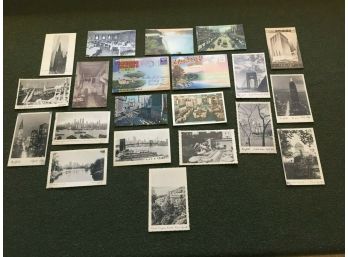 New York City Lot Of 21 Vintage Postcards. Central Park, Fulton Fish Market, Grant Tomb Plus.