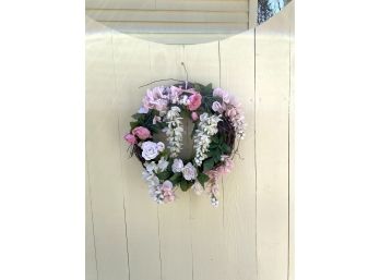 Grapevine And Artificial Flower Wreath