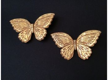 Pair 1967 Syroco Butterflies Madebin Usa