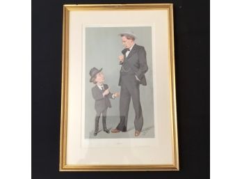 Labour Men Vanity Fair Supplement July 29 1908 House Of Commons  Framed Lithograph Parliament