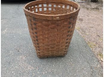 Fabulous Old Fabric Mill Throwing Basket
