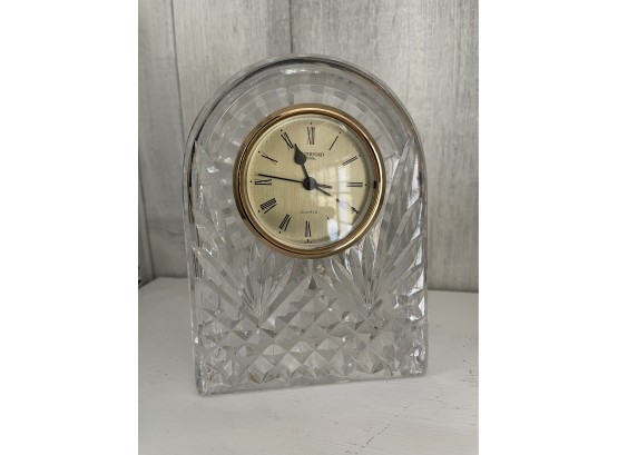 Waterford Crystal Quartz Table Clock