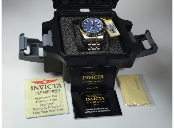 Incredible INVICTA Automatic Chronograph - Paid $1695 - BRAND NEW With Hard Case & All Papers & Tag - Japanese