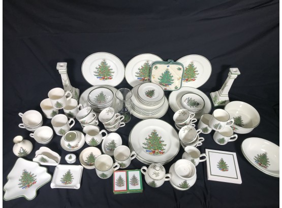 Fabulous Lot Of Over 80 Pieces Of CUTHBERTSON Christmas Tree China - LOADS Or Rare Pieces - Made In England
