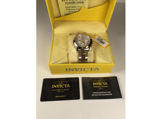 Fantastic Brand New INVICTA Watch - Unisex Size - Paid $595 - New In Box With Rag & Papers