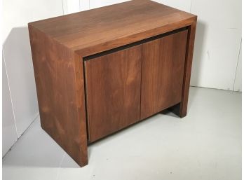 Fantastic Modern / MCM Two Door Cabinet / Stand  - Dated 1977 - VERY COOL MODERN PIECE !
