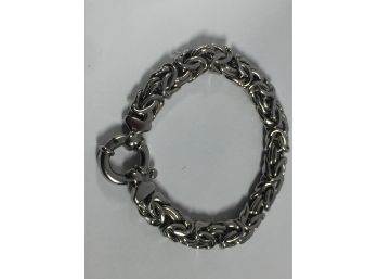 Fantastic Brand New Sterling Silver / 925 Byzantine Bracelet - Beautiful Weight & Feel - High Quality 7'