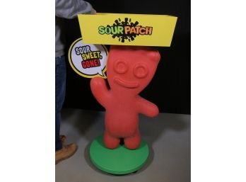 Very Cool Piece - Huge Sour Patch Kids  Store Display - Almost FOUR FEET Tall - Make Into Bar Or WHATEVER !