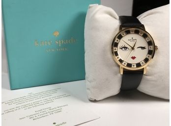 Fabulous Brand New KATE SPADE Winky Face Watch - $595 Retail Price - GREAT GIFT IDEA ! NEW !