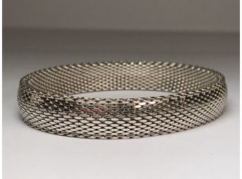 Amazing Sterling Silver / 925 Tiffany & Co. Style Mesh Bracelet - Looks EXACTLY The Same - Fantastic Piece
