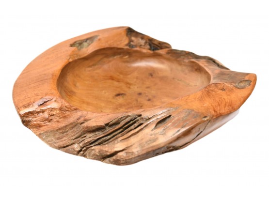 B70 Decorative Rustic Wooden Bowl