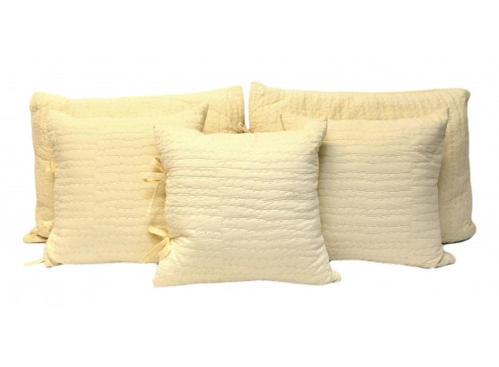 Collection Of Bright Decorative Pillows
