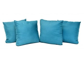 Collection For Four Ocean Blue Pillows