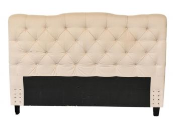 B29 Tufted Upholstered King Size Headboard