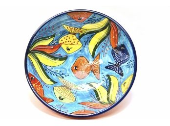 B56 Ivanros Decorative Round Fish Bowl - Hand Made In Spain