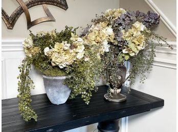 Assorted Faux Floral In Planters