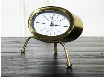 A Vintage Brass Alarm Clock