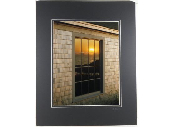 16' X 20' Matted & Signed Photograph (Nancy Stanich) - WINDOW REFLECTIONS