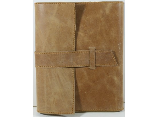 Handmade Refillable Leather Journal With Cream Color Paper - New 6 X 8'
