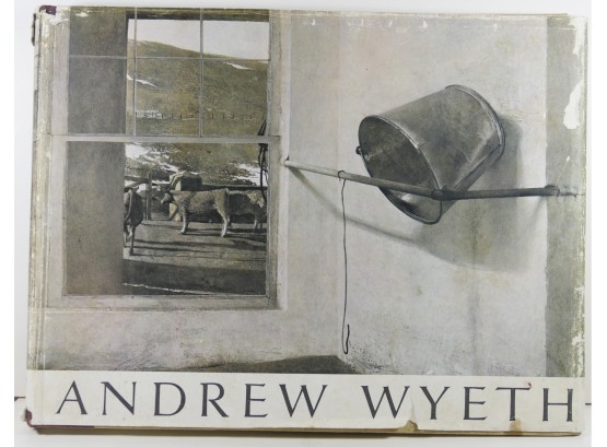 Andrew Wyeth - Oversized Coffee Table Book - Vintage Filled With Beautiful Images 17' X 13' 1st Printing