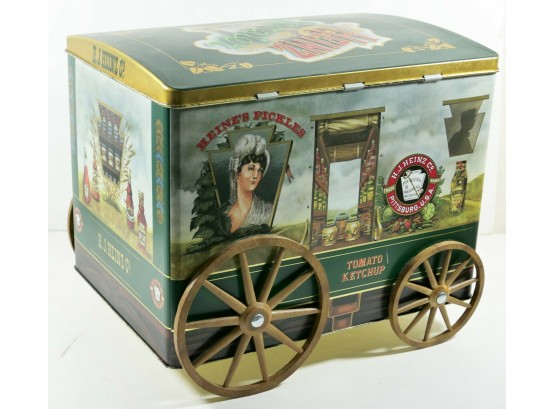 Heinz Sampler Vintage Collector's Tin Wagon Style 1984 With Cans