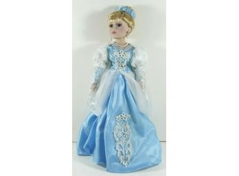 15' Fairy Tale Porcelain Doll CINDERELLA - New In Box Beautiful Clothing-Jewelry