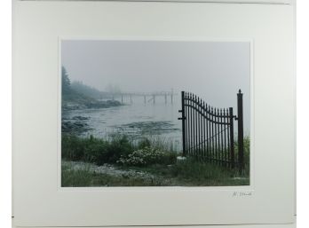 16' X 20' Matted & Signed Photograph (Nancy Stanich) - NEPTUNE'S GATE