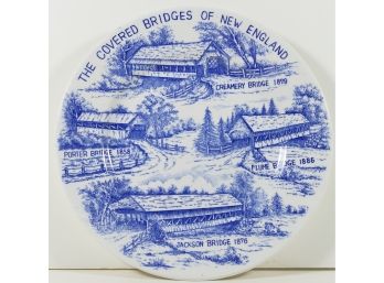The Covered Bridges Of New England - 7'  Collector Plate