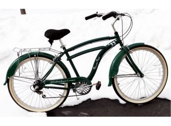 Vintage Rolling Rock 26' Cruiser Bicycle 6 Speeds, Hand Brakes, Never Ridden