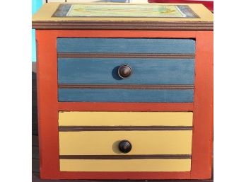 1800's Antique Retail Store Small Chest Re-imagined - 2 Drawer