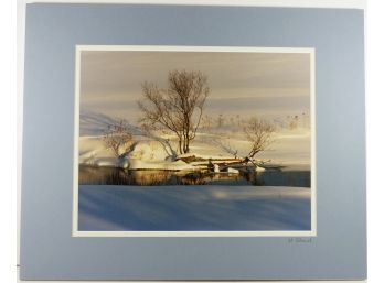 16' X 20' Matted & Signed Photograph (Nancy Stanich) -A QUIET MOMENT