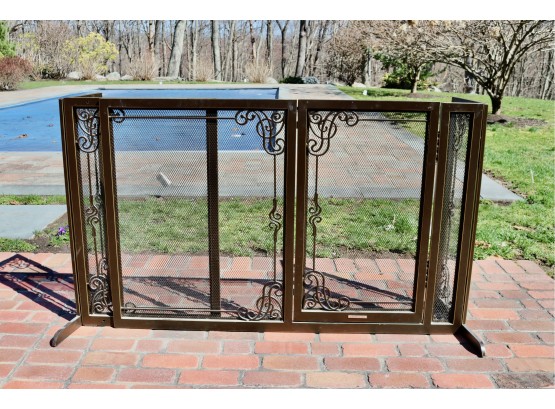 FRONT GATE Heavy Decorative Multi Panel Adjustable Gate With Door